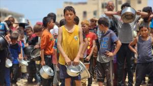 Газа секторында 3500-ден астам бала аштықтан өліп жатыр