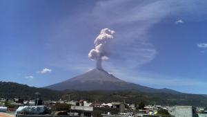 Segunda explosión en 24 horas en el volcán Popocatépetl en México