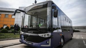 El autobús eléctrico sin conductor de producción turca se circulará por primera vez en Europa