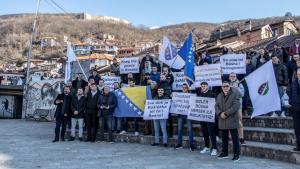 Bosznia-Hercegovina egységéért és a békéért vonultak fel Koszovóban
