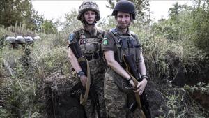 حضور سربازان زن اوکراین در خطوط مقدم جنگ
