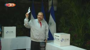 尼加拉瓜总统在选举中取得胜利