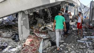 Ysraýylyň Gazada guran hüjüminde ýene-de 77 palestinaly ýogaldy