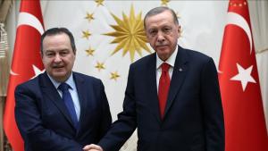 Эрдоган Сербиянын тышкы иштер министри Ивица Дачичти кабыл алды