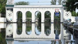 乌克兰称赫尔松地区水位下降20厘米