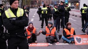 德国环保组织抗议政府的环境气候政策