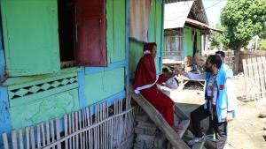 توزیع قربانی از سوی بنیاد دیانت ترکیه در روستاهای صعب العبور اندونزی
