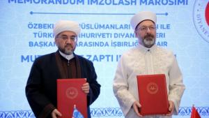 O‘zbekiston va Turkiya muftiylari memorandum imzoladi