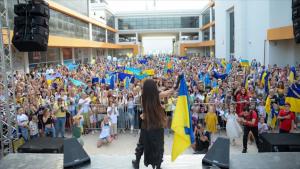 Jótékonysági eseményt rendeztek meg az ukránok számára