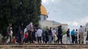 Colonos judíos irrumpen la Mezquita de Al-Aqsa el cuarto día de la festividad judía de Sucot