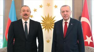 صدر رجب طیب ایردوان صدر الہام علی ایف کی دعوت پر آذربائیجان کے دورے پر روانہ