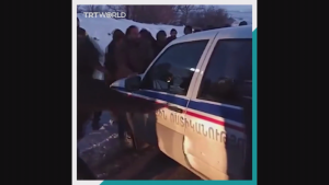 Армяндар премьер  - министр Никол Пашиняндын Сюник шаарына киришине жол берген жок