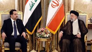 伊朗总统莱希与伊拉克总理苏丹尼会面