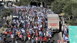 حکومت ناکام ہے، استعفی دے،قبل از وقت انتخابات  کروائے: اسرائیلی عوام