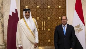 امیر قطر کا مصری صدر سے رابطہ،غزہ  کی صورتحال پر غور