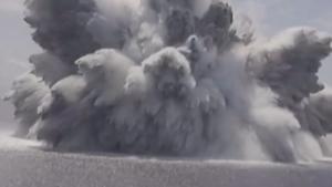انفجار 18 هزار کیلوگرم مواد منفجره برای تست ناو جنگی آمریکا