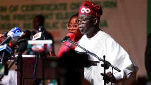 نائیجیریا کے انتخابات،صدر تینوبو نے حلف لے لیا