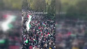 Manifestații pro-palestiniene în țările occidentale