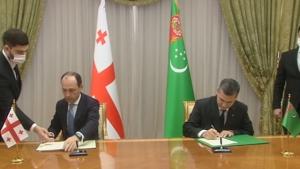 Gruziýanyň Premýer ministri Türkmenistanda saparda boldy