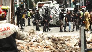 ئېكۋادوردىكى يەر تەۋرەشتە قازا قىلغانلارنىڭ سانى 14 كە يەتتى