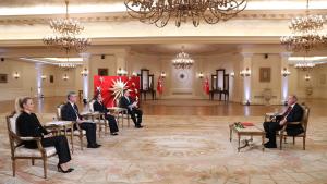 Президент Ердоған телеарнада күн тәртібін бағалады