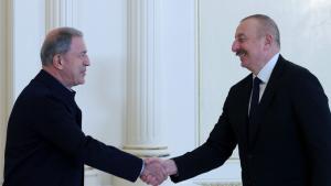 دیدارهای وزیر دفاع ملی تورکیه در آذربایجان