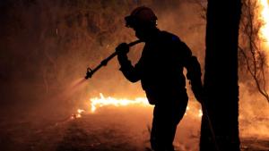 جنوبی فرانس میں ایک قصبے میں آگ لگنے سے 600 ہیکڑ کا علاقہ تباہ