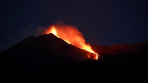 埃特纳火山再度喷发