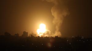 غزه اسرائیل تامانیدن بمباران قیلیندی
