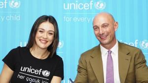 Voleybolçu Zəhra Günəş ilə UNICEF arasında əməkdaşlıq müqaviləsi