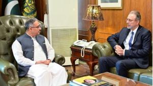 پاکستان میں ترکی کے نامزد سفیر مہمت پاچاجی کی پاکستان کے سیکرٹری خارجہ سہیل محمود سے ملاقات