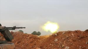 YPG/PKK成员与达伊沙在叙利亚东北部发生冲突