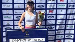 تنیسور زن ترکیه در مسابقات سوئد قهرمان شد