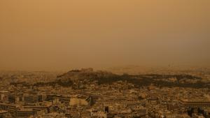 Αφρικανική σκόνη κάλυψε τον ουρανό της Αθήνας