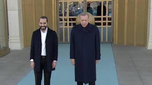 Presidenti Erdogan pret me ceremoni zyrtare Presidentin e Salvadorit, Nayib Bukele