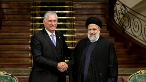 Il presidente cubano Miguel Mario Diaz-Canel visita Iran