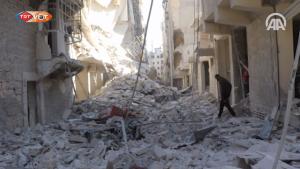 阿勒颇遭俄叙轰炸