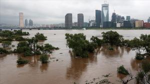 韩国暴雨引发洪灾:8人死亡
