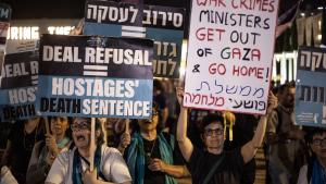 Demonstrációt tartottak az izraeliek