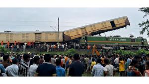 Железопътна катастрофа в Индия...