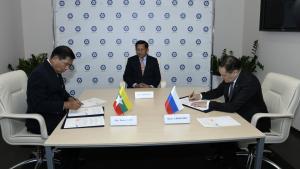 امضای قرارداد همکاری هسته‌ای بین روسیه و میانمار