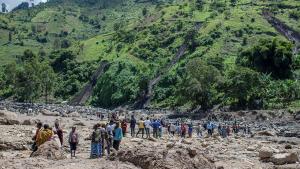 در اثر جاری شدن سیل در کانگو 10 نفر جان باختند