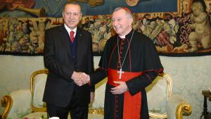 Erdogan se cita con el Papa Francisco en el Palacio Apostólico