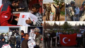Türkiyənin Suriyanın Afrin bölgəsinə humanitar yardımları davam edir