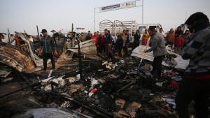 Izrael bombázta a rafahi tábort
