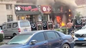 چینی شہر ریستوران  میں  لگنے والی آگ  سے ابتدائی  معلومات کے مطابق  17 افراد ہلاک