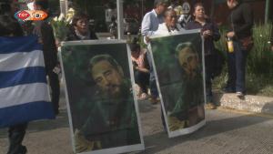A mexikóiak mutatták ki a Castro iránti tiszteletüket