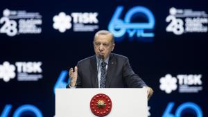 Prezident Ərdoğan Türkiye Sahibkarlar Həmkarlar İttifaqı Konfederasiyasının iclasında çıxış edib