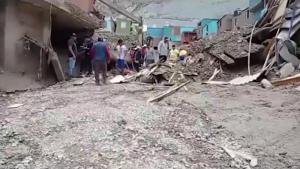 秘鲁遭遇洪水和山体滑坡  40人丧生