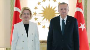 Erdogan a primit-o pe Irina Vlah